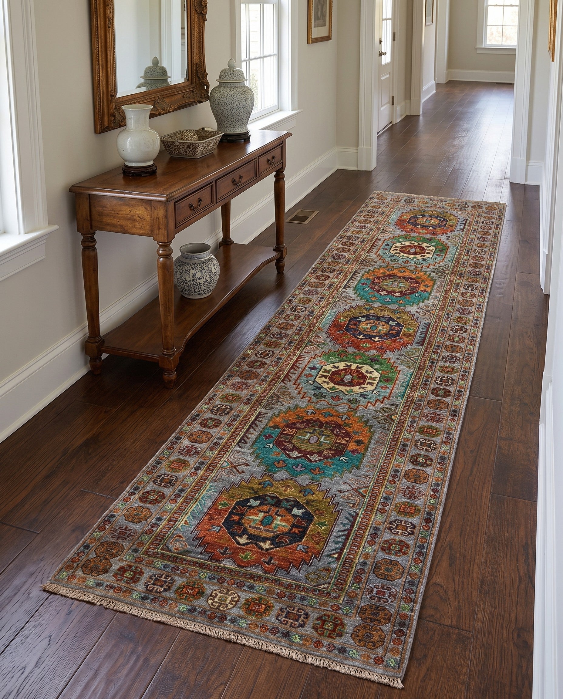 2' 10 x 10' 8 Hand Knotted Ariana Ziegler Runner Rug