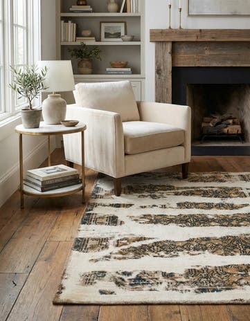 3' 2 x 4' 4 Hand Knotted Ultra Vintage Persian Wool Rug