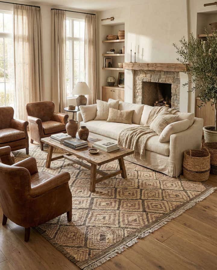 8' 3 x 10' 5 Hand Knotted Darya Wool Rug