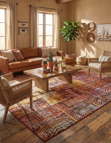 Rust Red Valencia Rug