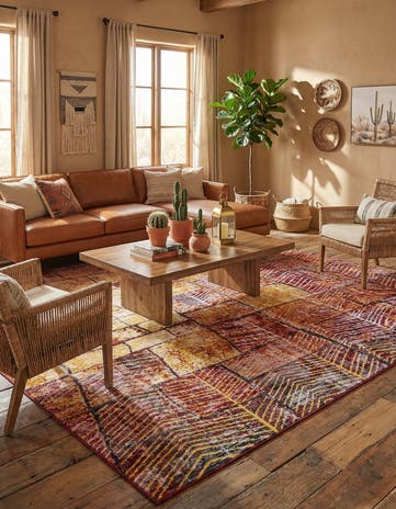 Rust Red Valencia Rug