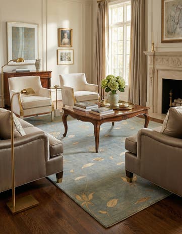 6' 3 x 10' Hand Knotted Anar Rug