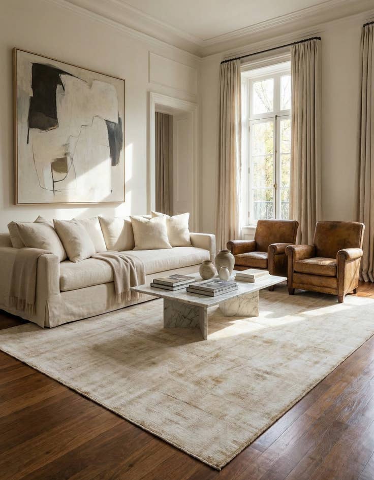 Detail image of 9' 5 x 12' 5  Hand Knotted Ultra Vintage Persian Wool Rug