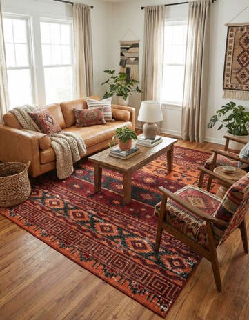 Rust Red Lucerne Rug