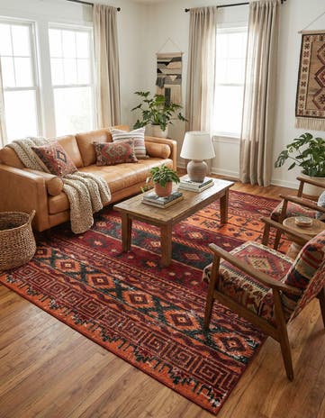 Rust Red Lucerne Rug