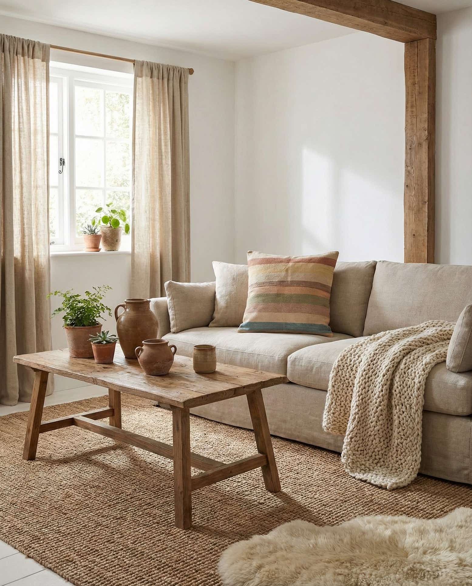 2' 5 x 2' 6 Hand Woven Pillow Wool Square Rug