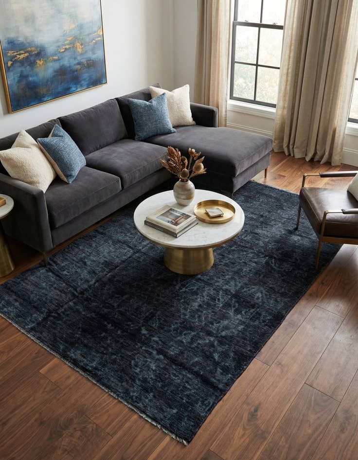 Detail image of 5' 3 x 8' 10 Hand Knotted Darya Rug