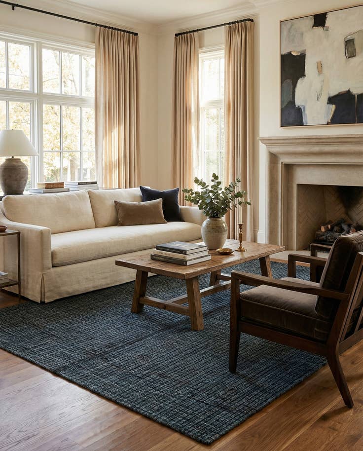 Detail image of 5' 6 x 8' 1 Hand Knotted Darya Wool Rug