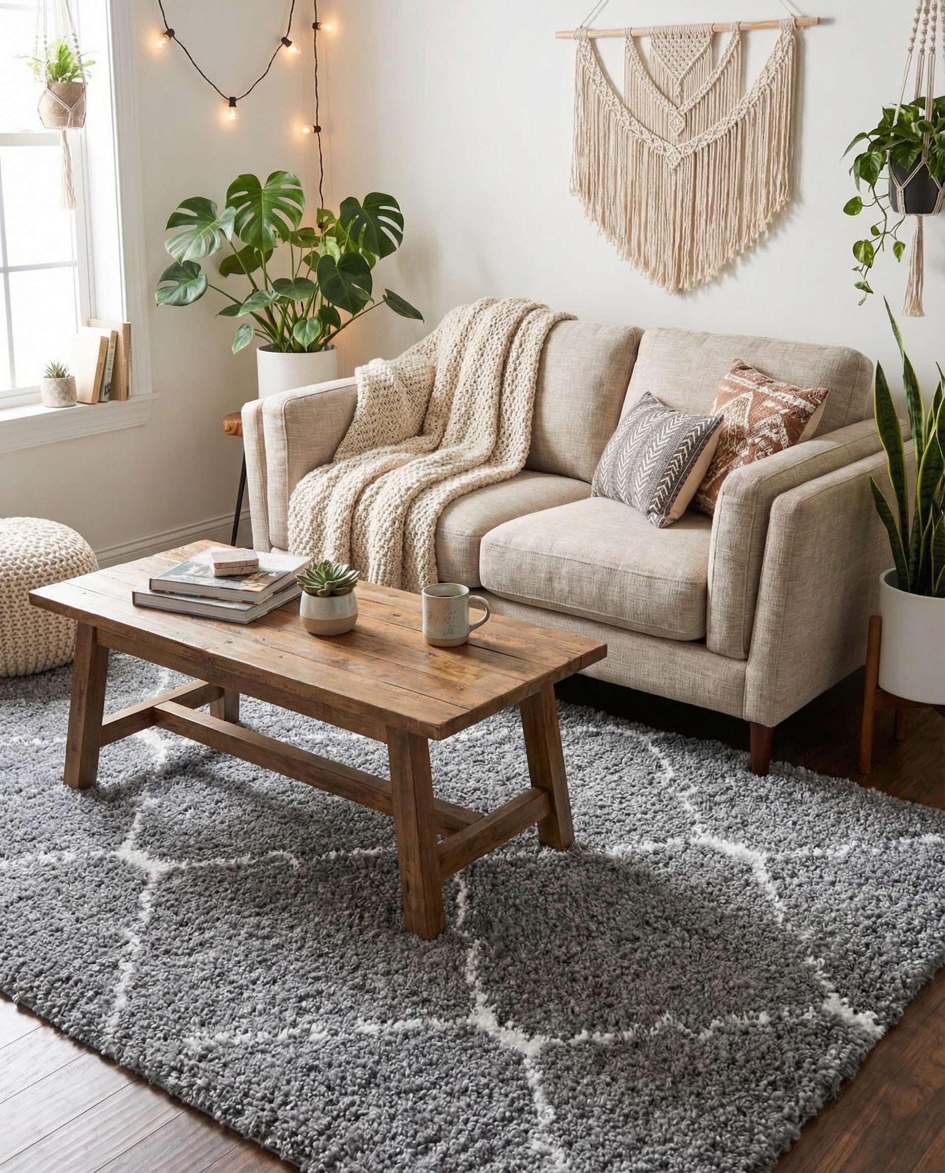  4' x 6' Moroccan Shag Rug