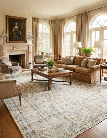 9' 8 x 13' 1 Vintage Royal Wool Rug