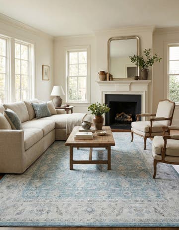 9' 5 x 13' 1 Washable Timeless Rug