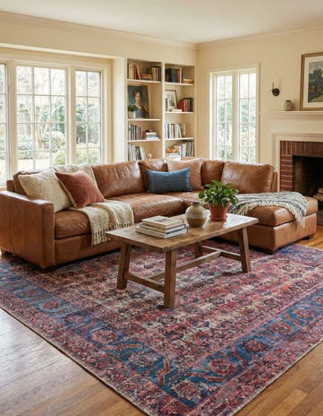 10' 6 x 10' 6 Washable Maahru Square Rug
