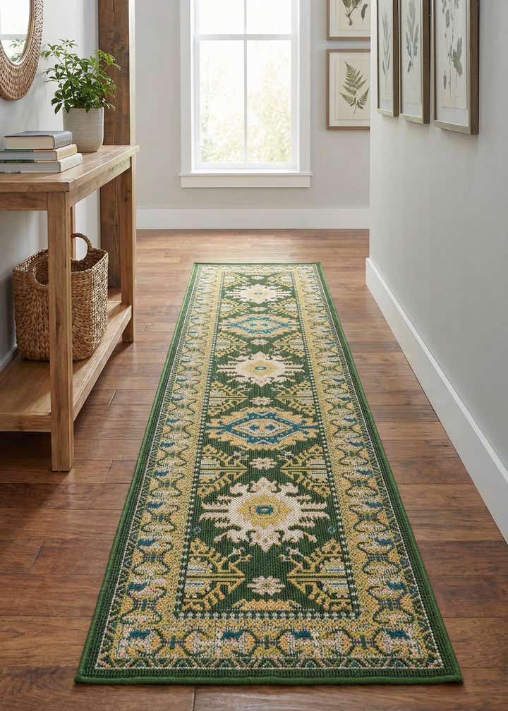 2' 7 x 10' Easy-Clean Baja Indoor / Outdoor Runner Rug