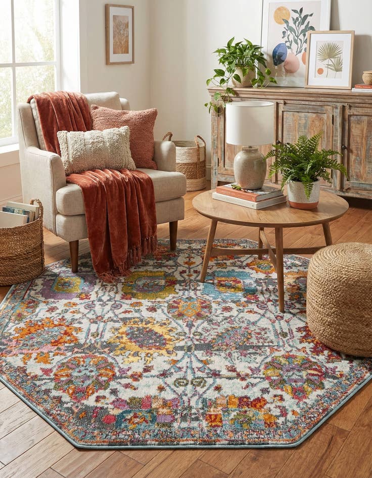 Detail image of  4' x 4' Paragon Octagon Rug