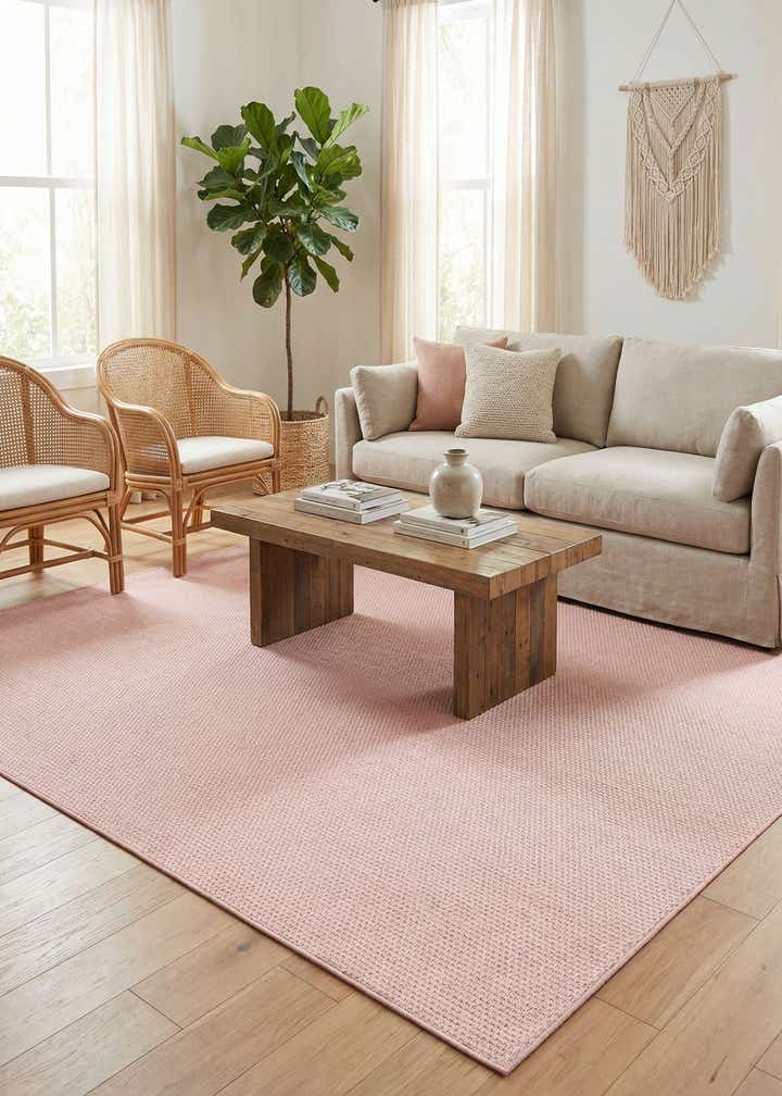 7' 10 x 10' Easy-Clean Solid Indoor / Outdoor Rug
