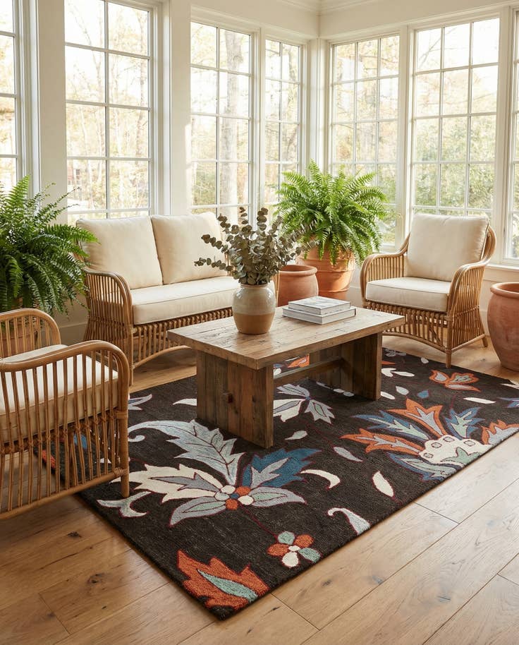 Detail image of 5' 1 x 8' Luna Rug
