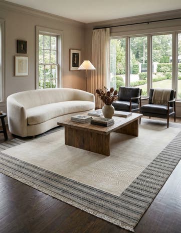 7' 10 x 9' 9 Hand Knotted Darya Wool Rug