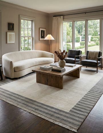 7' 10 x 9' 9 Hand Knotted Darya Wool Rug