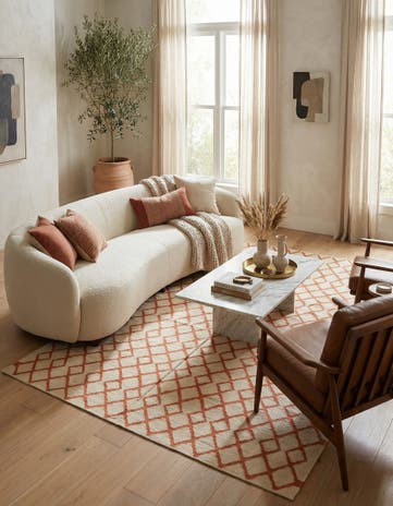 6' 10 x 9' 5 Hand Woven Kilim Modern Wool Rug