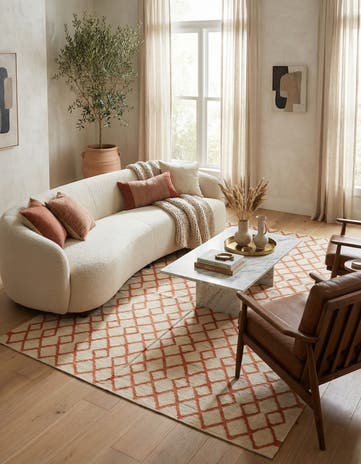 6' 10 x 9' 5 Hand Woven Kilim Modern Wool Rug
