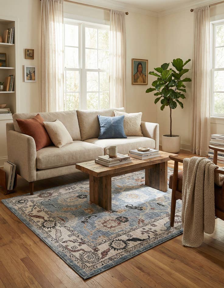 Detail image of 4' x 6' Eco Traditional Rug