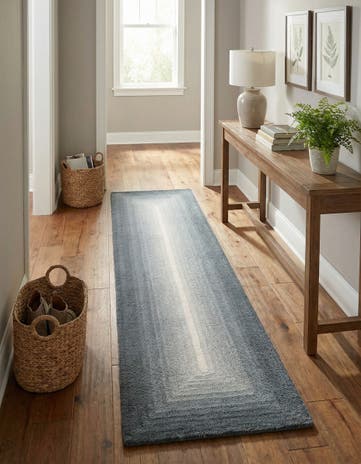 2' x 8' Ombre Wool Runner Rug