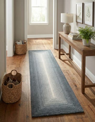 2' x 8' Ombre Wool Runner Rug