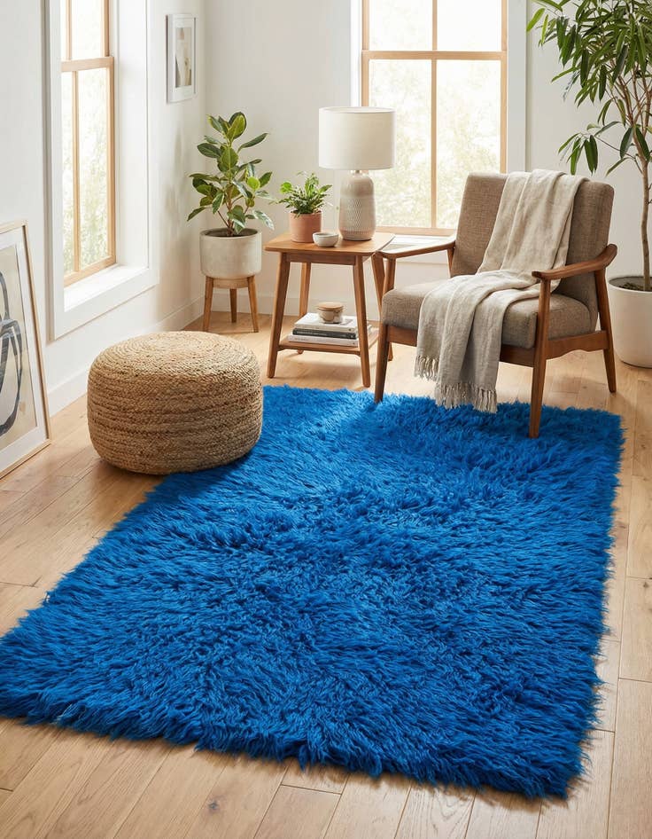 Detail image of  2' 4 x 4' 8  Hand Knotted Moroccan Wool Runner Rug