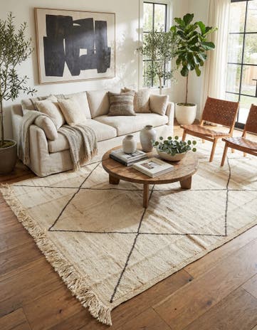 7' 10 x 10' 4 Hand Knotted Moroccan Wool Rug