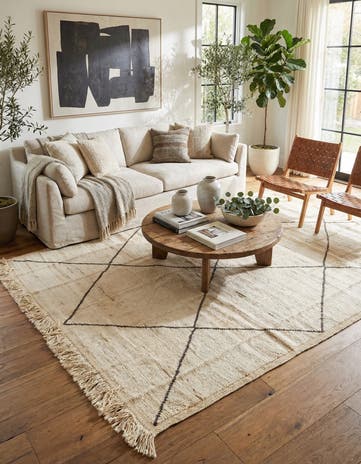 7' 10 x 10' 4 Hand Knotted Moroccan Wool Rug