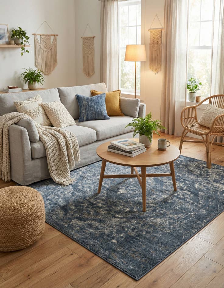 Detail image of 5' 3 x 5' 3 Oregon Square Rug