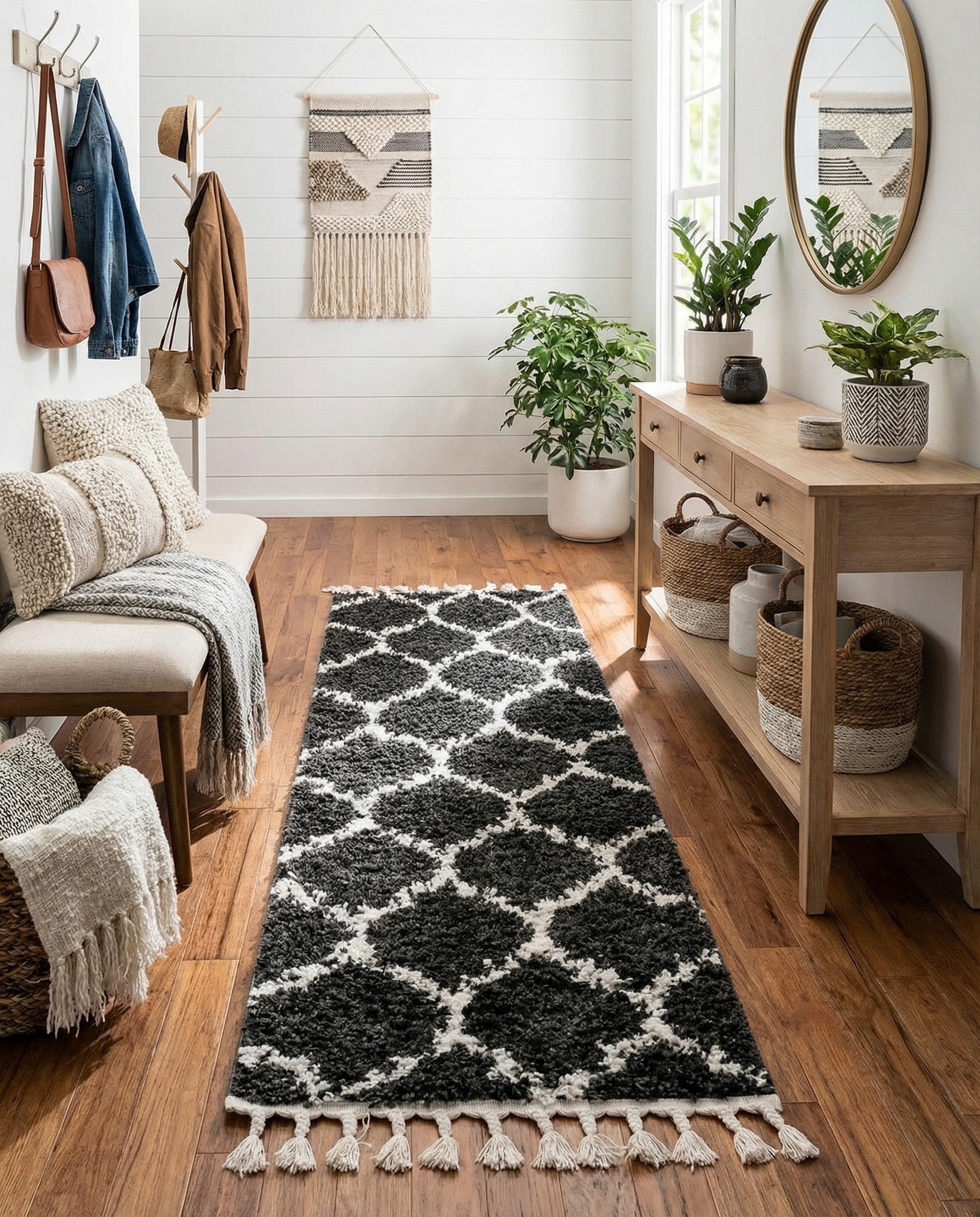  2' 7 x 8' 2 Athena Shag Runner Rug
