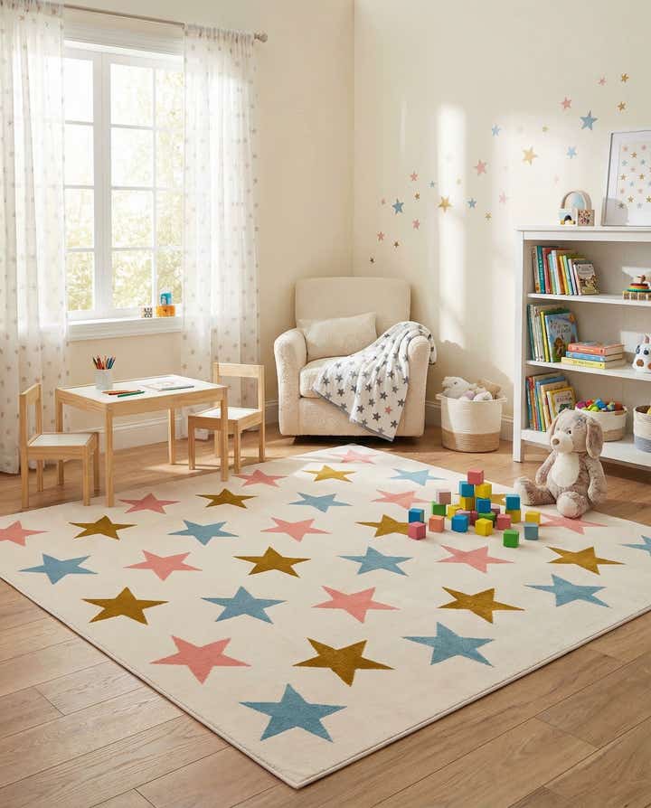 7' 10 x 7' 10 Whimsy Kids Square Rug