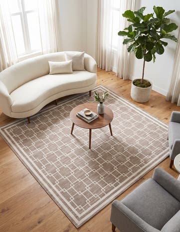 Jill Zarin 7' 10 x 7' 10 Metropolitan Uptown Square Rug