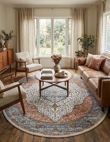 Ivory Nyla Oval Rug