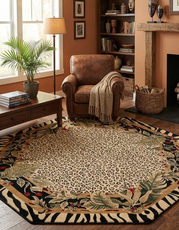 7' 10 x 7' 10 Savannah Octagon Rug