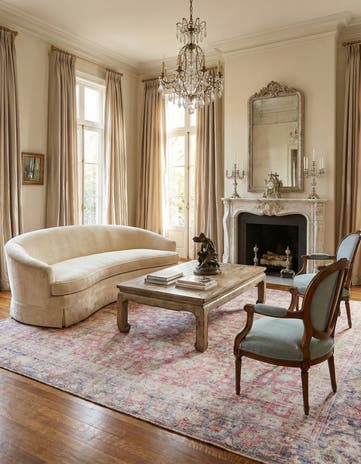 9' x 11' 10 Hand Knotted Ultra Vintage Persian Wool Rug
