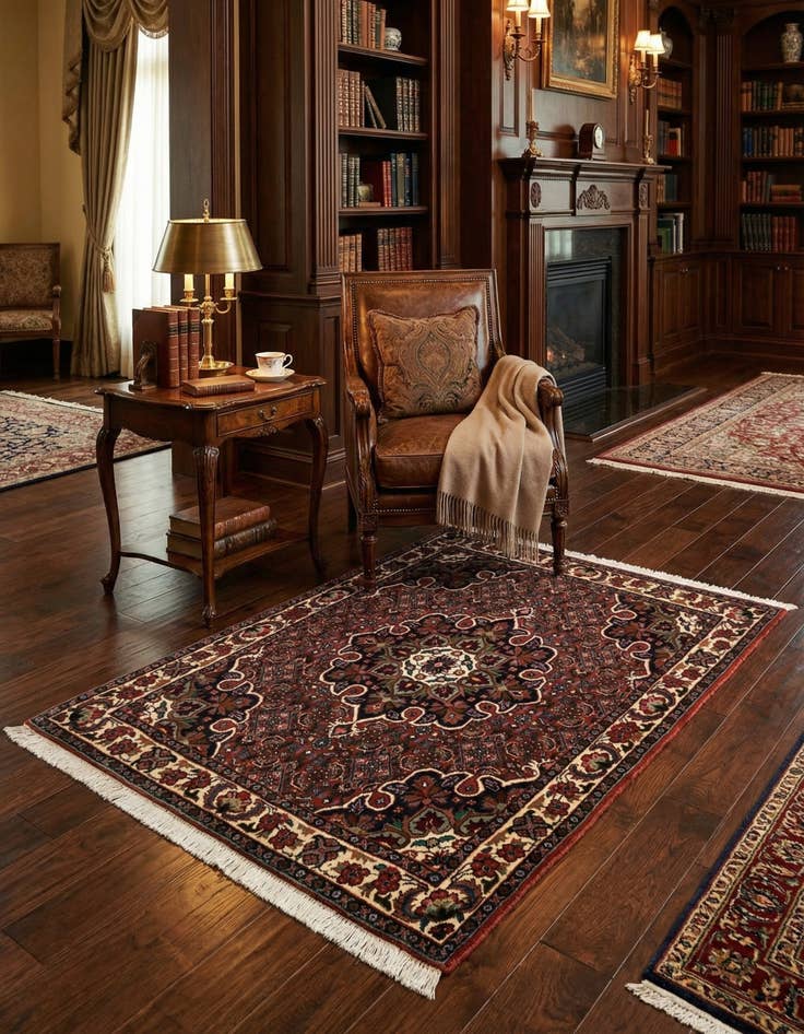 Detail image of 2' 7 x 3' 7 Bidjar Rug