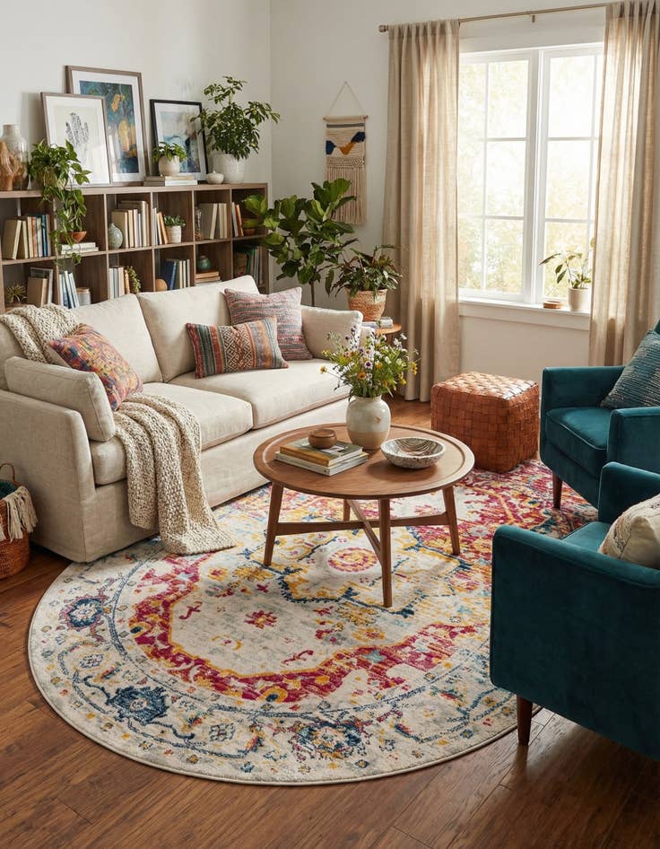 Detail image of 7' 10 x 10' Madeline Vintage Oval Rug