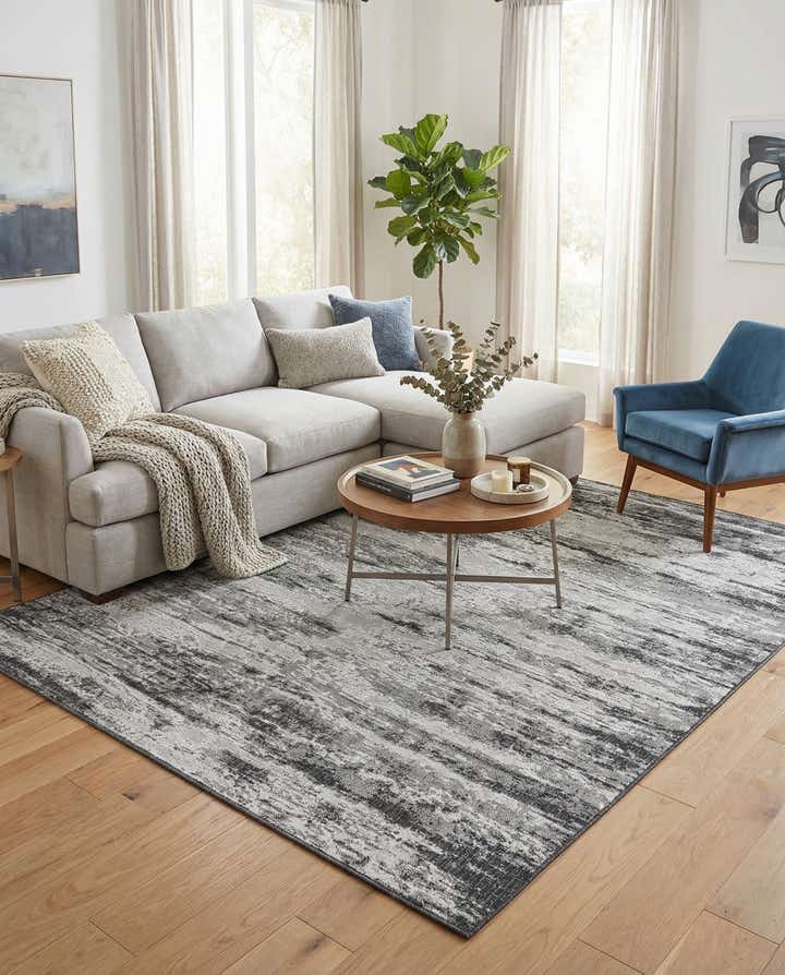 9' x 12' Easy-Clean Modern Indoor / Outdoor Rug