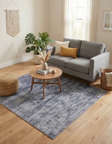 Gray Asha Square Rug