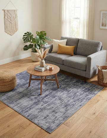 Gray Asha Square Rug
