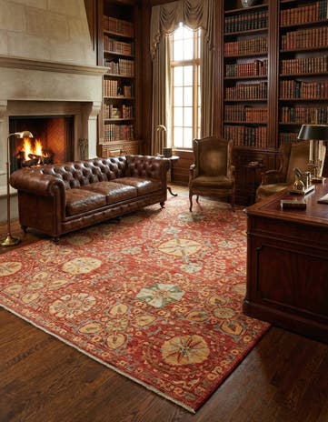 6' 7 x 8' 6 Hand Knotted Ariana Ziegler Oriental Rug