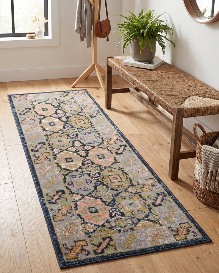 Detail image of 2' x 6' Kamala Washable Runner Rug