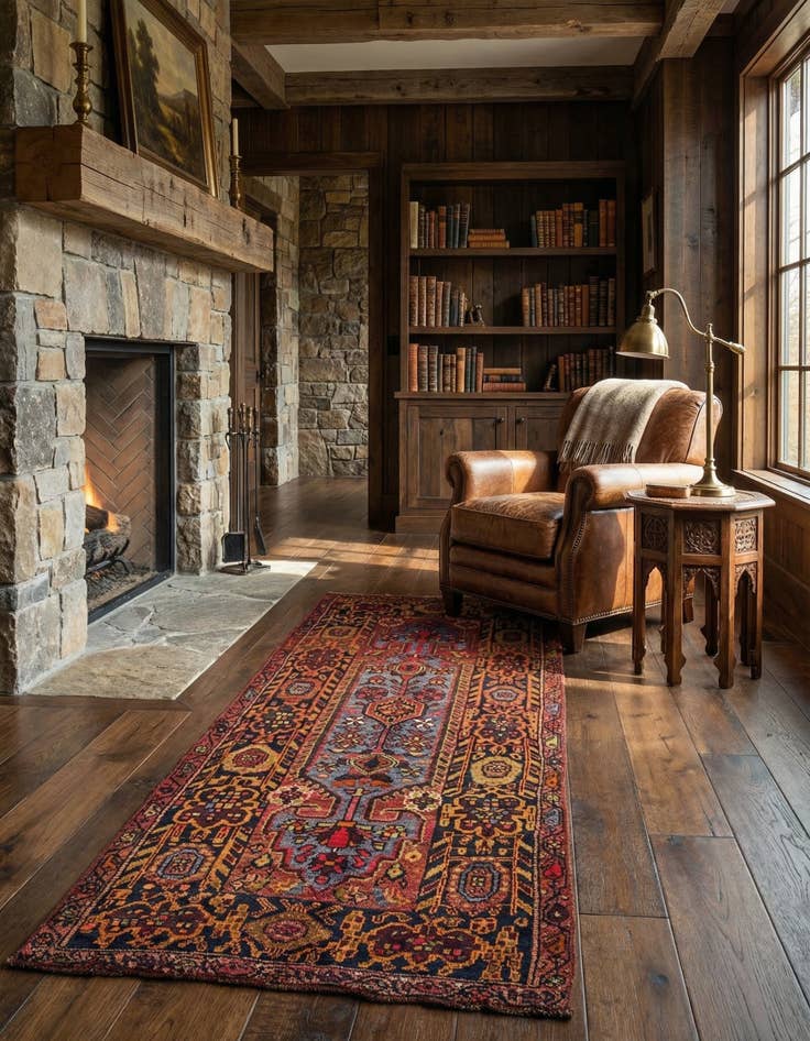 Detail image of  3' 8 x 8' 5 Saudjboulag Rug