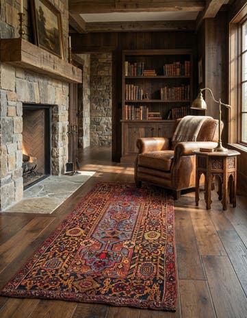 3' 8 x 8' 5 Saudjboulag Rug