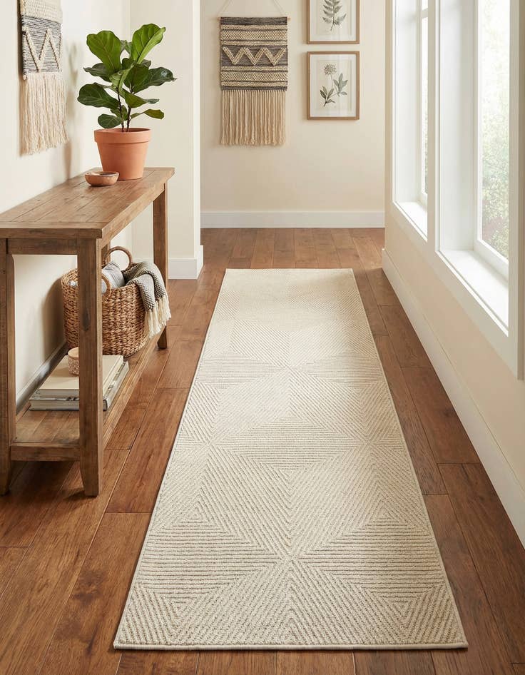 Detail image of 2' 7 x 10' Easy-Clean Sabrina Soto Indoor / Outdoor Runner Rug