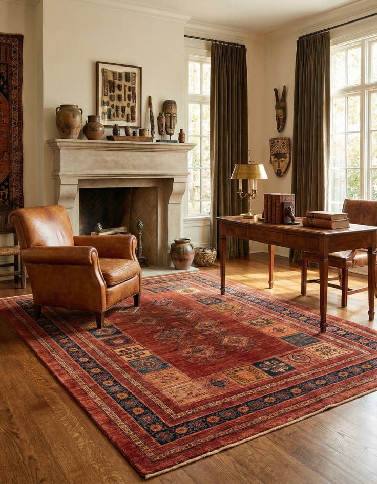 Detail image of 5' 7 x 7' 9 Kashkuli Rug