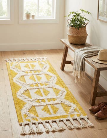 2' 2 x 5' 1 Hand Woven Arizona Wool Runner Rug
