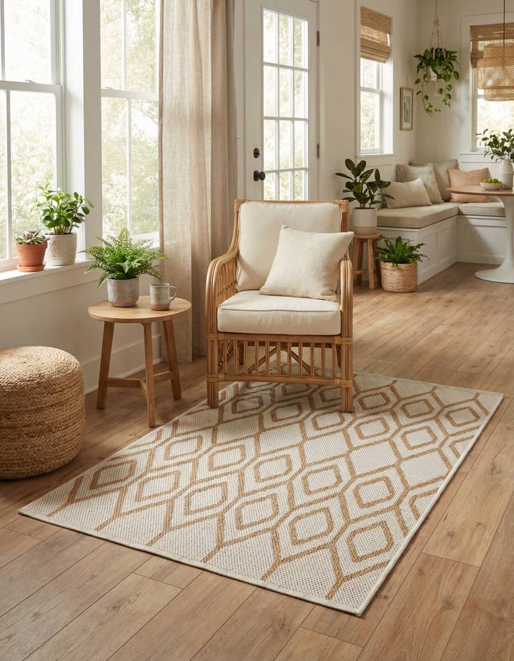 Detail image of  2' x 3'  Washable Jill Zarin Turks and Caicos Indoor / Outdoor Rug